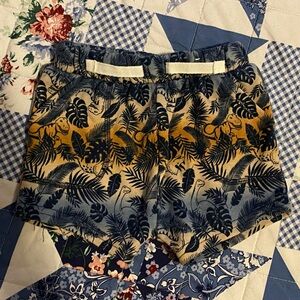 Baby Boy Garanimals 12m Ombre Tropical Leaf Dinosaur Print Elastic Waist Shorts